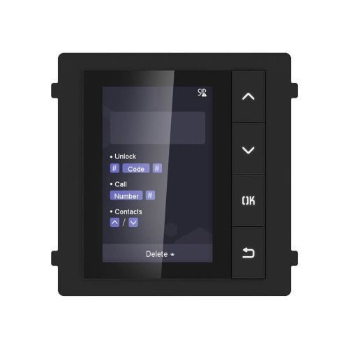 Módulo de pantalla LCD Hikvision DS-KD-DIS para videoportero 