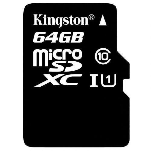 MicroSDHC-kaart - 64 GB met camera-adapter