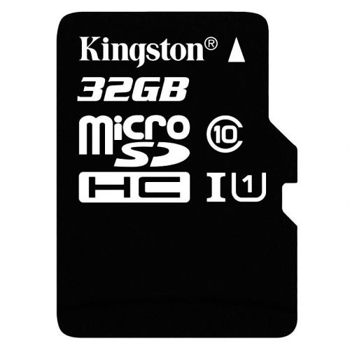 Carte microSDHC - 16 Go avec Adaptateur pour caméra - Kingston