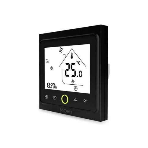 Thermostat connecté Wifi Compatible Alexa & Google Home Noir - BHT-002-GCLZBB - MOES