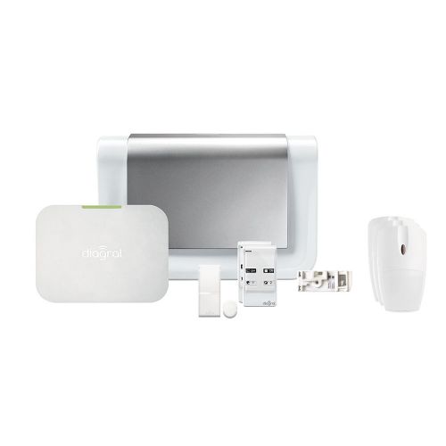 Pack alarme maison connectée DIAG17CSF avec GSM - Compatible Animaux - Diagral Kit 1