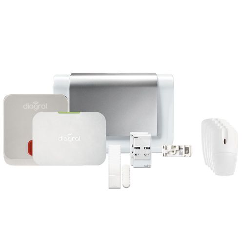 DIAG17CSF pack de alarma doméstica conectada con GSM - Compatible con mascotas - Diagral Kit 5
