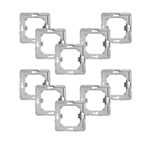 Conjunto de 10 adaptadores para montagem de módulos Walli em painéis frontais Gira 55 - Fibaro