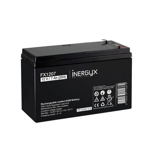 Batterie rechargeable VRLA 12V / 7 AH - FX1207 - IZYX