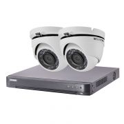 Kit video surveillance Turbo HD Hikvision 2 caméras dôme