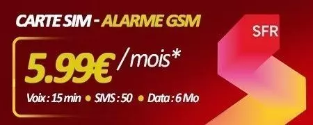 Carte sim M2M  pour Alarme  GSM